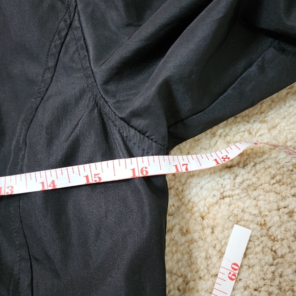 Classic Waterproof Trench Coat with zipper and collar, Pacific Blue, rain coat - Picture 4 of 7